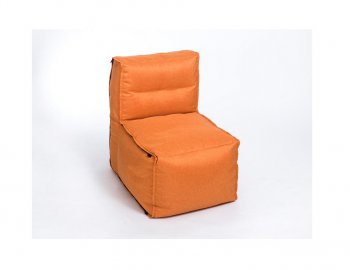 Модульное кресло Комфорт Колор прямое оранжевое в Снежинске - snezhinsk.mebel-74.com | фото