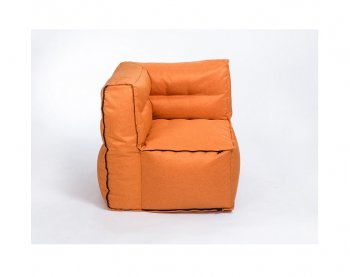 Модульное кресло Комфорт Колор угловое оранжевое в Снежинске - snezhinsk.mebel-74.com | фото