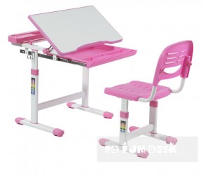 Комплект парта + стул трансформеры Cantare Pink в Снежинске - snezhinsk.mebel-74.com | фото