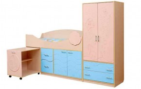 Набор мебели для детской Юниор -12.2 (700*1860) МДФ матовый в Снежинске - snezhinsk.mebel-74.com | фото