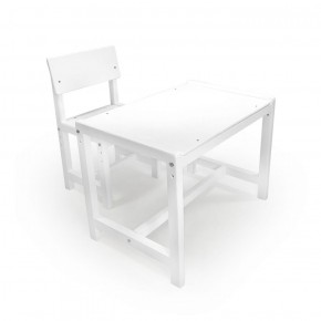 Детский растущий комплект стол и стул Я САМ "Лофт" (Белый, Белый) в Снежинске - snezhinsk.mebel-74.com | фото