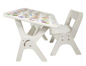 Детский растущий стол-парта и стул Я САМ "Умка" (Алфавит) в Снежинске - snezhinsk.mebel-74.com | фото