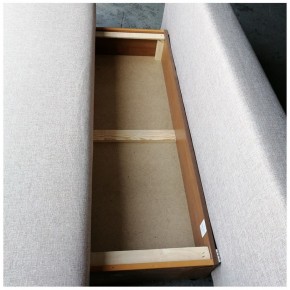 Диван-кровать Комфорт без подлокотников BALTIC BITTER (2 подушки) в Снежинске - snezhinsk.mebel-74.com | фото