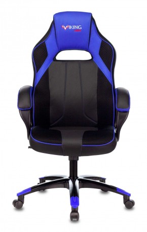 Кресло игровое Бюрократ VIKING 2 AERO BLUE черный/синий в Снежинске - snezhinsk.mebel-74.com | фото
