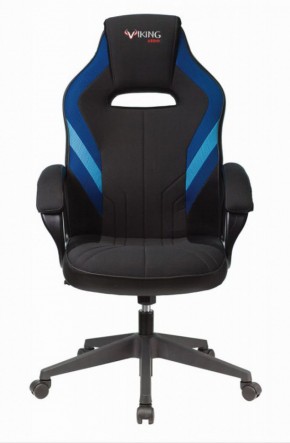 Кресло игровое Бюрократ VIKING 3 AERO BLUE черный/синий в Снежинске - snezhinsk.mebel-74.com | фото