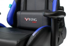 Кресло игровое Бюрократ VIKING 5 AERO BLUE черный/синий в Снежинске - snezhinsk.mebel-74.com | фото