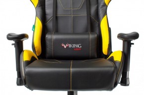 Кресло игровое Бюрократ VIKING 5 AERO YELLOW черный/желтый в Снежинске - snezhinsk.mebel-74.com | фото