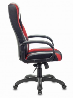 Кресло компьютерное BRABIX PREMIUM "Rapid GM-102" (экокожа/ткань, черное/красное) 532107 в Снежинске - snezhinsk.mebel-74.com | фото