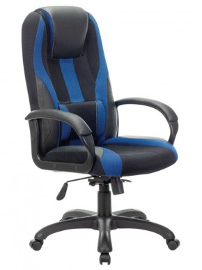 Кресло компьютерное BRABIX PREMIUM "Rapid GM-102" (экокожа/ткань, черное/синее) 532106 в Снежинске - snezhinsk.mebel-74.com | фото