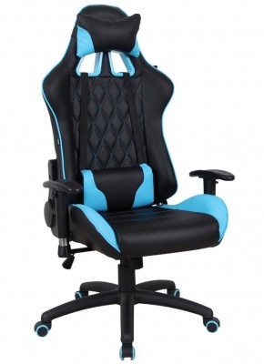 Кресло компьютерное BRABIX "GT Master GM-110" (черное/голубое) 531928 в Снежинске - snezhinsk.mebel-74.com | фото