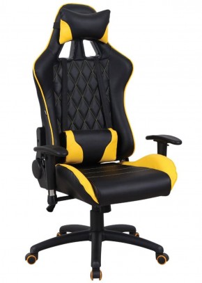 Кресло компьютерное BRABIX "GT Master GM-110" (черное/желтое) 531927 в Снежинске - snezhinsk.mebel-74.com | фото