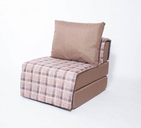 Кресло-кровать бескаркасное Харви (коричневый-квадро беж) в Снежинске - snezhinsk.mebel-74.com | фото