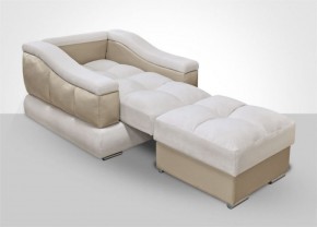 Кресло-кровать + Пуф Голливуд (ткань до 300) НПБ в Снежинске - snezhinsk.mebel-74.com | фото