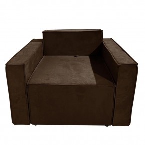 Кресло-кровать Принц КК1-ВК (велюр коричневый) в Снежинске - snezhinsk.mebel-74.com | фото