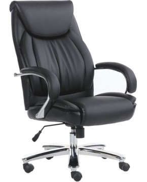 Кресло офисное BRABIX PREMIUM "Advance EX-575" (хром, экокожа, черное) 531825 в Снежинске - snezhinsk.mebel-74.com | фото