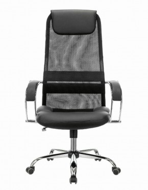 Кресло офисное BRABIX PREMIUM "Stalker EX-608 CH" (хром, ткань-сетка/кожзам, черное) 532091 в Снежинске - snezhinsk.mebel-74.com | фото