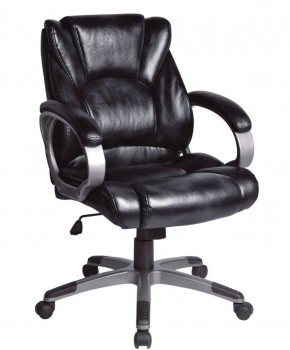 Кресло офисное BRABIX "Eldorado EX-504", экокожа, черное, 530874 в Снежинске - snezhinsk.mebel-74.com | фото