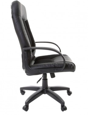 Кресло офисное BRABIX "Strike EX-525" (экокожа черная, ткань черная) 531381 в Снежинске - snezhinsk.mebel-74.com | фото
