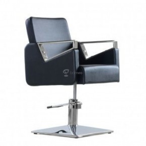Кресло парикмахерское Barneo 6300V5 черное в Снежинске - snezhinsk.mebel-74.com | фото