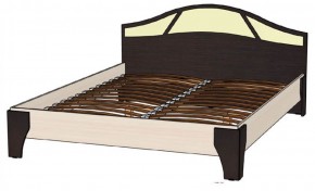ВЕРОНА Кровать 1600 с основанием (Венге/Анкор светлый) в Снежинске - snezhinsk.mebel-74.com | фото