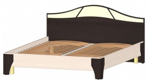 ВЕРОНА Кровать 1600 с основанием (Венге/Анкор светлый) в Снежинске - snezhinsk.mebel-74.com | фото