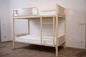Кровать 2-х ярусная "Лео" (900*1900) *без вставок ЛДСП в Снежинске - snezhinsk.mebel-74.com | фото