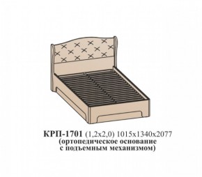 Кровать ЭЙМИ с подъемным механизмом КРП-1701 Рэд фокс (1200х2000) в Снежинске - snezhinsk.mebel-74.com | фото