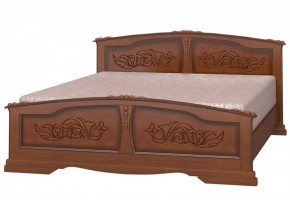 ЕЛЕНА Кровать из массива 800 (Орех) в Снежинске - snezhinsk.mebel-74.com | фото
