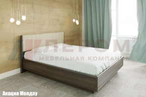 Кровать КР-1013 с мягким изголовьем в Снежинске - snezhinsk.mebel-74.com | фото