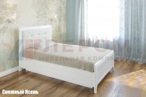 Кровать КР-1031 с мягким изголовьем в Снежинске - snezhinsk.mebel-74.com | фото