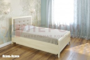 Кровать КР-1032 с мягким изголовьем в Снежинске - snezhinsk.mebel-74.com | фото