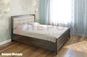 Кровать КР-1034 с мягким изголовьем в Снежинске - snezhinsk.mebel-74.com | фото