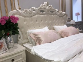 Кровать с мягким изголовьем Афина 1600 (крем корень) в Снежинске - snezhinsk.mebel-74.com | фото