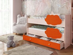 Кровать выкатная Соник на щитах (800*1600) с бортиком + ящик в Снежинске - snezhinsk.mebel-74.com | фото