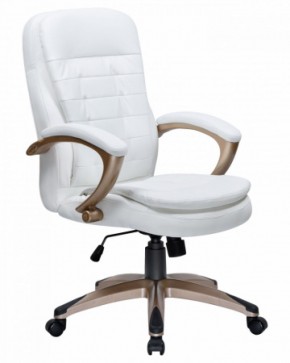 Офисное кресло для руководителей DOBRIN DONALD LMR-106B белый в Снежинске - snezhinsk.mebel-74.com | фото