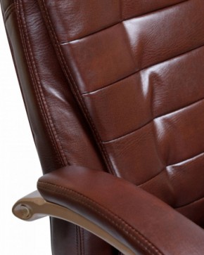 Офисное кресло для руководителей DOBRIN DONALD LMR-106B коричневый в Снежинске - snezhinsk.mebel-74.com | фото