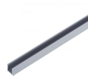 Планка торцевая "П" 4 мм для стеновой панели (алюминий) в Снежинске - snezhinsk.mebel-74.com | фото