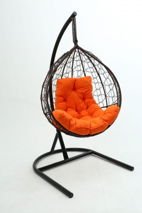 Подвесное кресло Бароло (коричневый/оранжевый) в Снежинске - snezhinsk.mebel-74.com | фото