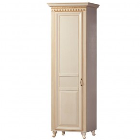 Шкаф для одежды 1-дверный №472 Марлен Кремовый белый в Снежинске - snezhinsk.mebel-74.com | фото