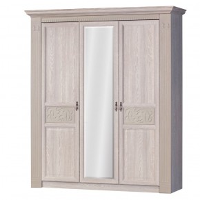 Шкаф для одежды 3-х дверный №180 "Лючия" Дуб оксфорд серый в Снежинске - snezhinsk.mebel-74.com | фото