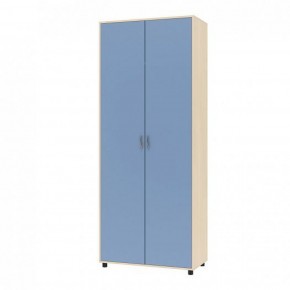Шкаф для одежды Дельта-2 Дуб молочный/Голубой в Снежинске - snezhinsk.mebel-74.com | фото
