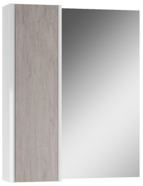 Шкаф-зеркало Uno 60 Дуб серый левый/правый Домино (DU1503HZ) в Снежинске - snezhinsk.mebel-74.com | фото