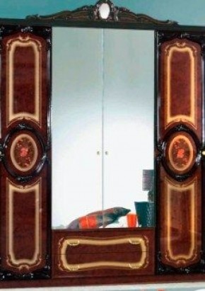 Спальный гарнитур Роза (модульная) могано в Снежинске - snezhinsk.mebel-74.com | фото