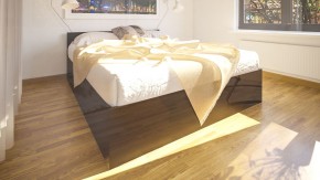Стандарт Кровать 1600, цвет венге, ШхГхВ 163,5х203,5х70 см., сп.м. 1600х2000 мм., без матраса, основание есть в Снежинске - snezhinsk.mebel-74.com | фото