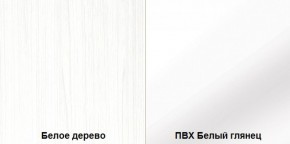 Стенка Румба арт. 03.272 (Белое дерево/Белый глянец) Шкаф комбинированный в Снежинске - snezhinsk.mebel-74.com | фото