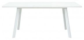 Стол ФИН 120 Белый, стекло/ Белый каркас М-City в Снежинске - snezhinsk.mebel-74.com | фото
