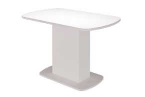 Стол обеденный Соренто (Белый глянец) в Снежинске - snezhinsk.mebel-74.com | фото