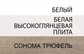 Стол письменный /TYP 80, LINATE ,цвет белый/сонома трюфель в Снежинске - snezhinsk.mebel-74.com | фото