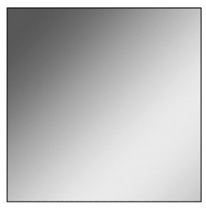Зеркало Corsica 600х600 black без подсветки Sansa (SB1064Z) в Снежинске - snezhinsk.mebel-74.com | фото