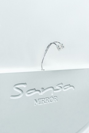 Зеркало Gia 75 white с подсветкой Sansa (SGa1044Z) в Снежинске - snezhinsk.mebel-74.com | фото